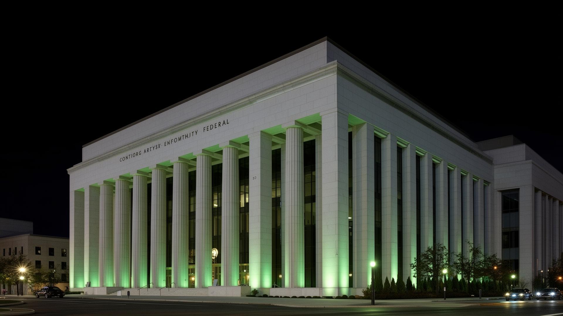 Federal building representing government contracting readiness